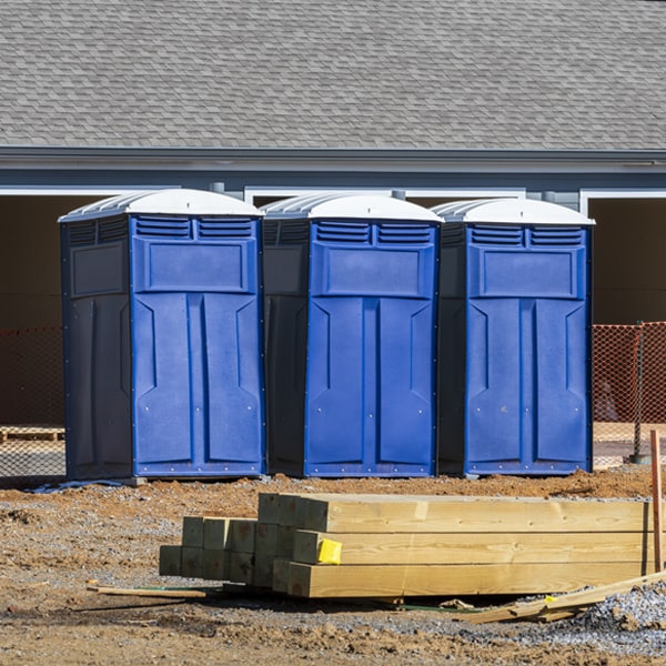 what is the cost difference between standard and deluxe portable restroom rentals in Thompson North Dakota